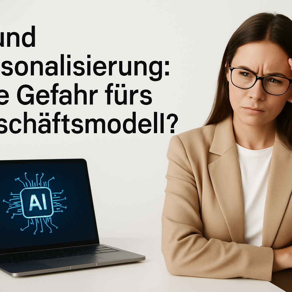 KI und Personalisierung: Eine Gefahr fürs Geschäftsmodell?